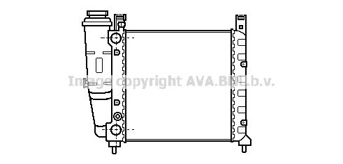 AVA QUALITY COOLING Radiaator,mootorijahutus FTA2038